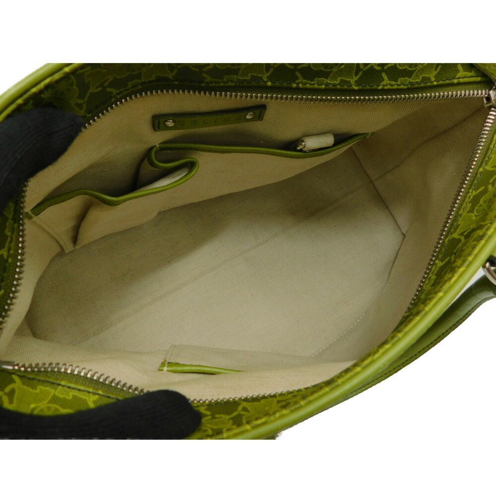 Celine Tote green Sulky carriage two Bag wheeled monogram canvas - Picture 4 of 7